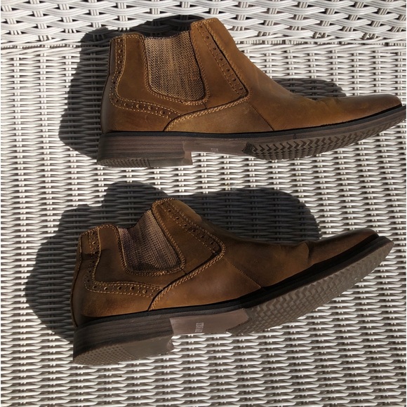 Steve Madden Mens Brown Leather Slip In Ankle Chukka Boots Size 9 main image 6